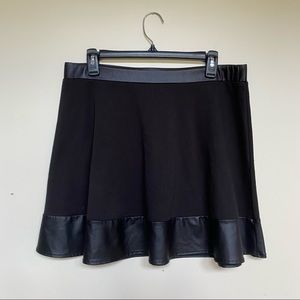Joe Benbasset Leather Mini Skirt